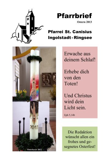 Pfarrbrief - St. Canisius