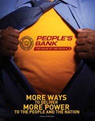 People's Bank Annual Report 2009 - Peoples Bank