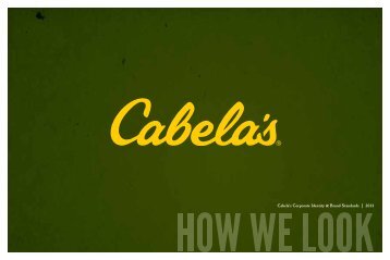 Cabela's Corporate Identity & Brand Standards | 2013