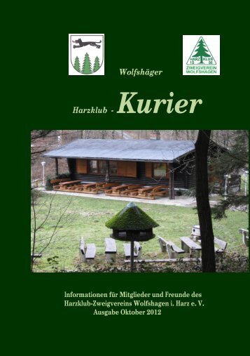 Ausgabe: Oktober 2012 - Harzklub Wolfshagen