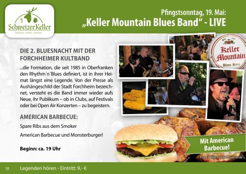 Jahresprogramm Sommer 2013 - Herbst/Winter ... - Schweizer Keller