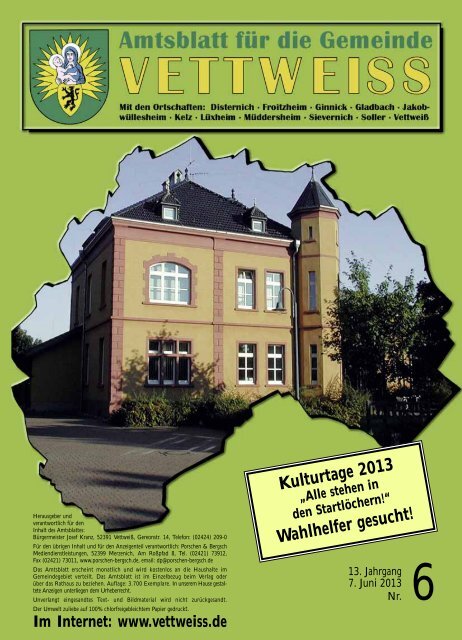 Juni 2013 - Gemeinde Vettweiß