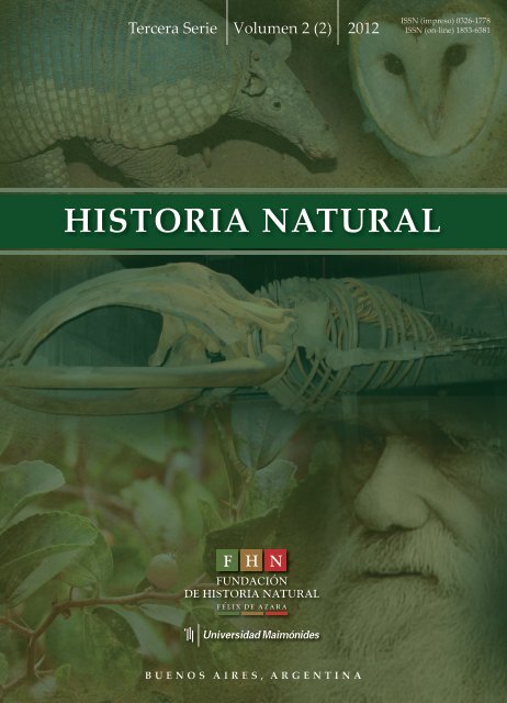(buenos aires, argentina). - Fundación de Historia Natural Félix de ...