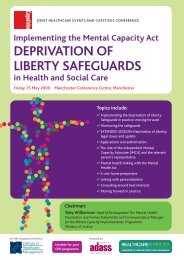 deprivation of liberty safeguards - Social Perspectives Network