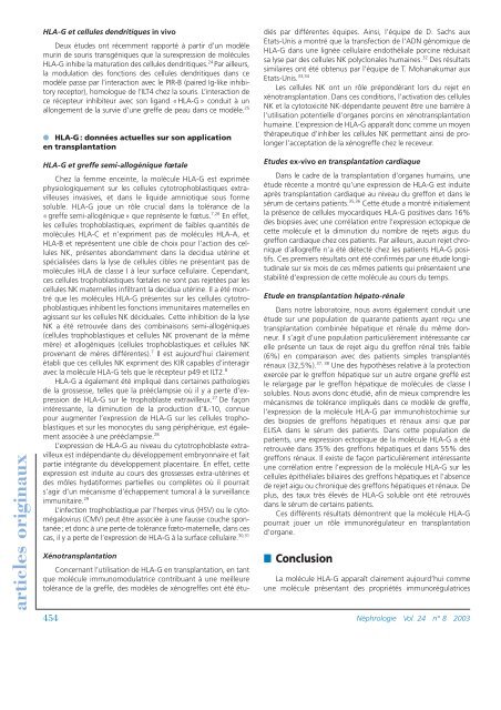 HLA-G: une molécule immunorégulatrice impliquée dans l ...