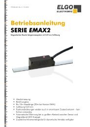 Betriebsanleitung LIMAX33 RED - ELGO Electric GmbH