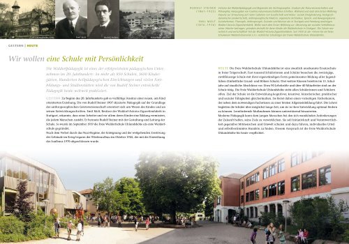Schulprospekt - Freie Waldorfschule Uhlandshöhe