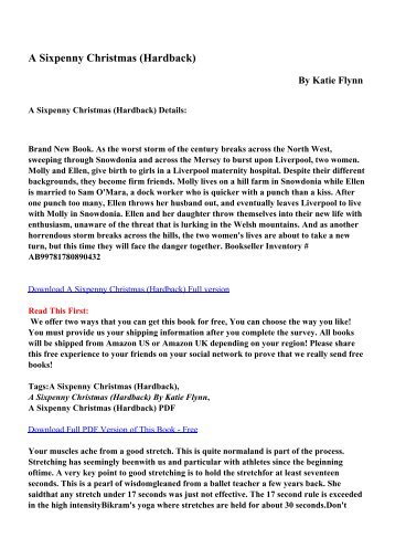 A Sixpenny Christmas (Hardback) pdf ebooks by Katie Flynn free ...
