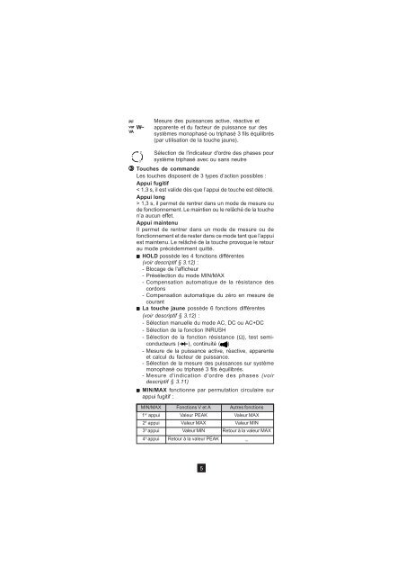 1 I Pince multimètre I Clamp multimeter I ... - PCE Ibérica