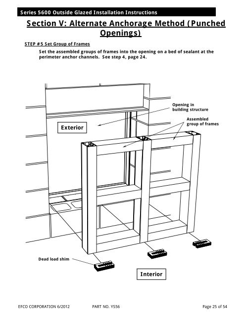 S5600 Installation Instructions - Efco