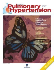 Pulmonary Hypertension - PHA Online University