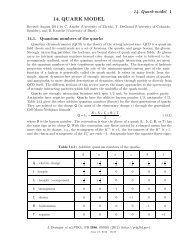 14. QUARK MODEL - PDG