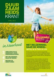 DUUR ZAAM HEIDS KRANT - Meerhout