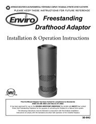 C-10143 Instruction Freestanding Drafthood Adaptor.pdf - Enviro