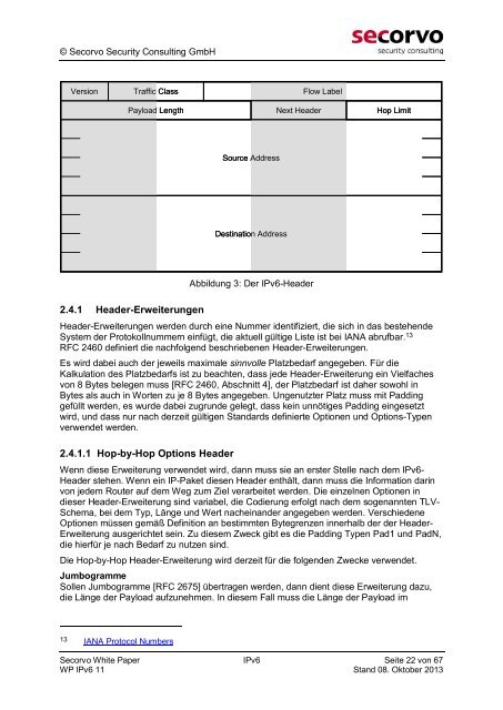 IPv6 - Die grundlegenden Funktionen, Bedrohungen und Maßnahmen