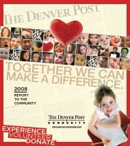 TOGETHER WE CAN - Denver Post Community