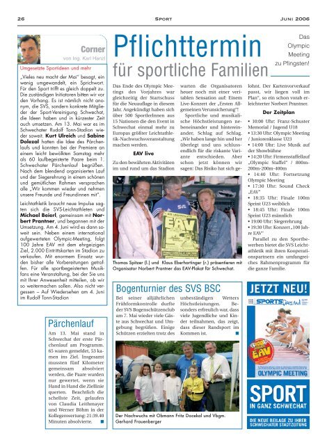 0606 Juni-Ausgabe - Stadtgemeinde Schwechat