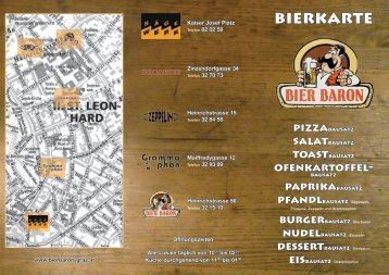 bierkarte - Bierbaron