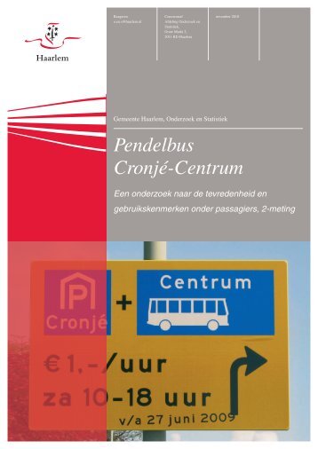 Pendelbus Cronjé-Centrum - Gemeente Haarlem