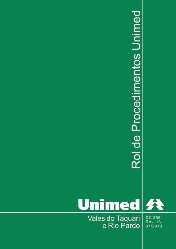 Rol de Procedimentos Unimed