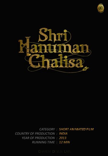 country of production - Shri Hanuman Chalisa