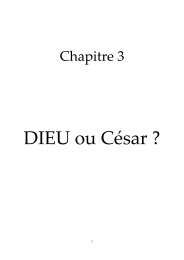 3 - Ouvrir le Livre - Chapitre III - DIEU ou César - Paroisse Saint ...