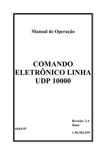 MANUAL COMANDO UDP - Urano