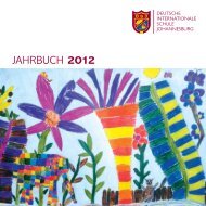 Jahrbuch 2012 - DSJ - Deutsche Internationale Schule Johannesburg