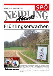 Frühlingserwachen - SPÖ Niederösterreich