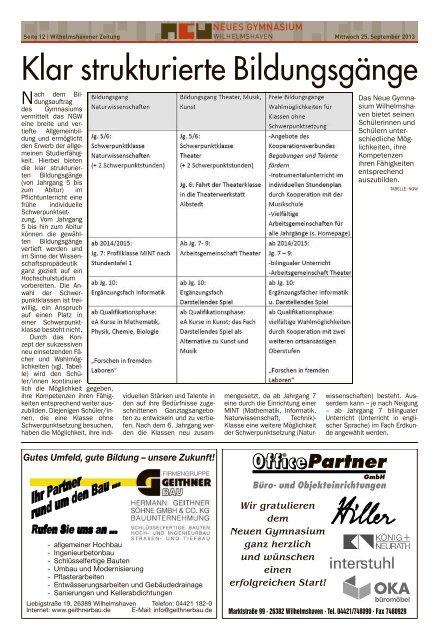 Besuchertag - Wilhelmshavener Zeitung