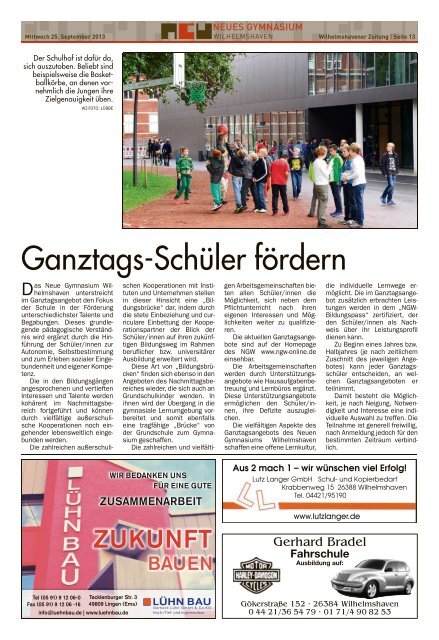 Besuchertag - Wilhelmshavener Zeitung