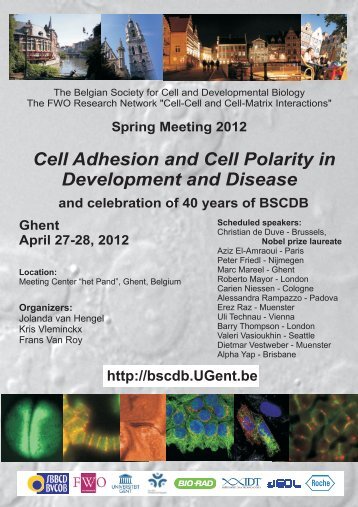 Cell Adhesion and Cell Polarity in Development and Disease - BSCDB