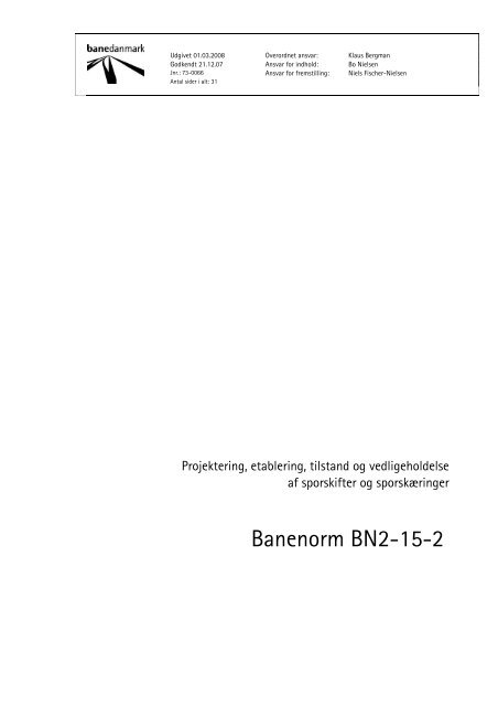 Banenorm BN2-15-2 - Banedanmark