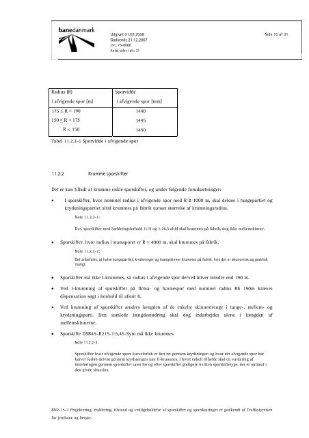 Banenorm BN2-15-2 - Banedanmark