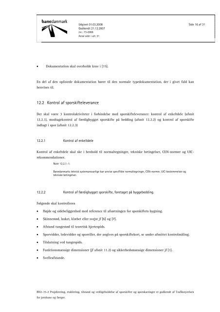 Banenorm BN2-15-2 - Banedanmark
