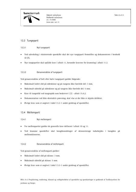 Banenorm BN2-15-2 - Banedanmark