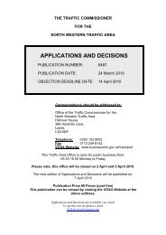 applications and decisions - Driver and Vehicle Licensing Agency