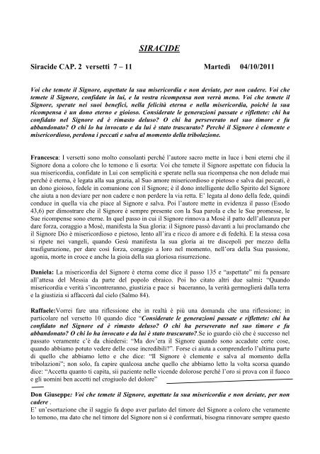 Siracide Cap.02 vers._7-11[1].pdf - don Giuseppe Ferretti