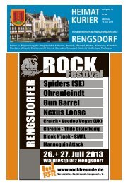 26.+ 27. Juli 2013 - Verbandsgemeindeverwaltung Rengsdorf