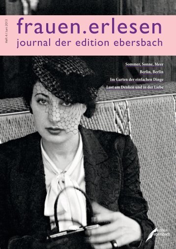 journal der edition ebersbach