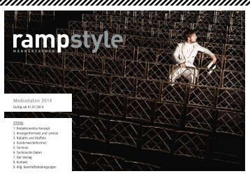 Mediadaten rampstyle Männersachen - Ramp Magazin