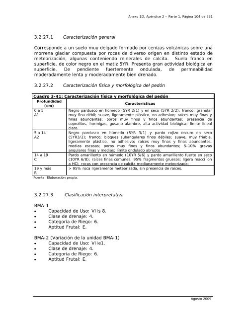 anexo 1d, apÃ©ndice 2 antecedentes complementarios edafologÃ­a ...