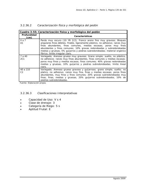 anexo 1d, apÃ©ndice 2 antecedentes complementarios edafologÃ­a ...