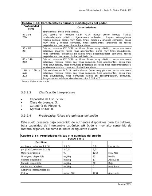 anexo 1d, apÃ©ndice 2 antecedentes complementarios edafologÃ­a ...
