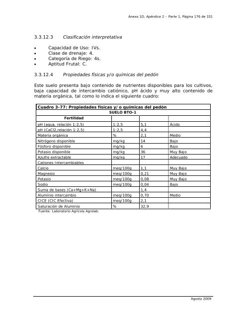 anexo 1d, apÃ©ndice 2 antecedentes complementarios edafologÃ­a ...