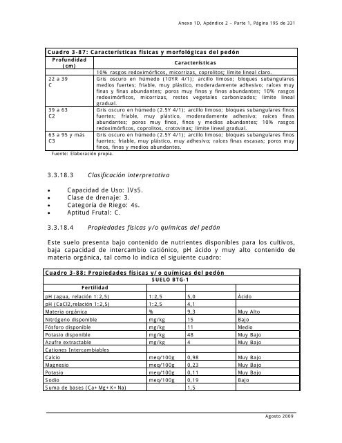 anexo 1d, apÃ©ndice 2 antecedentes complementarios edafologÃ­a ...