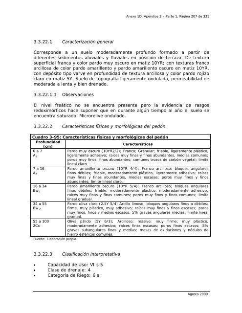 anexo 1d, apÃ©ndice 2 antecedentes complementarios edafologÃ­a ...