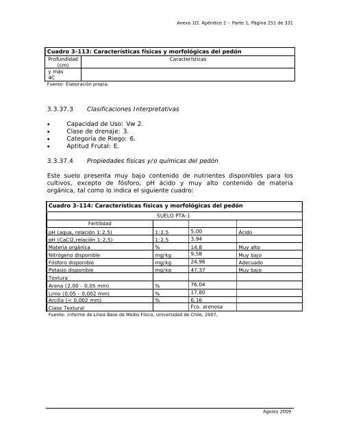 anexo 1d, apÃ©ndice 2 antecedentes complementarios edafologÃ­a ...