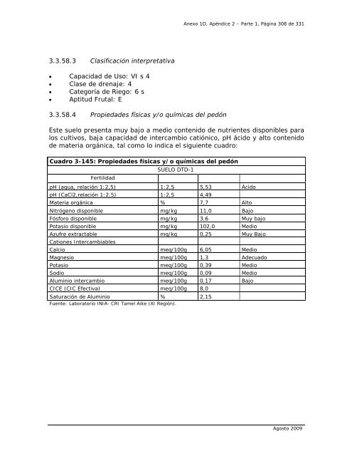 anexo 1d, apÃ©ndice 2 antecedentes complementarios edafologÃ­a ...