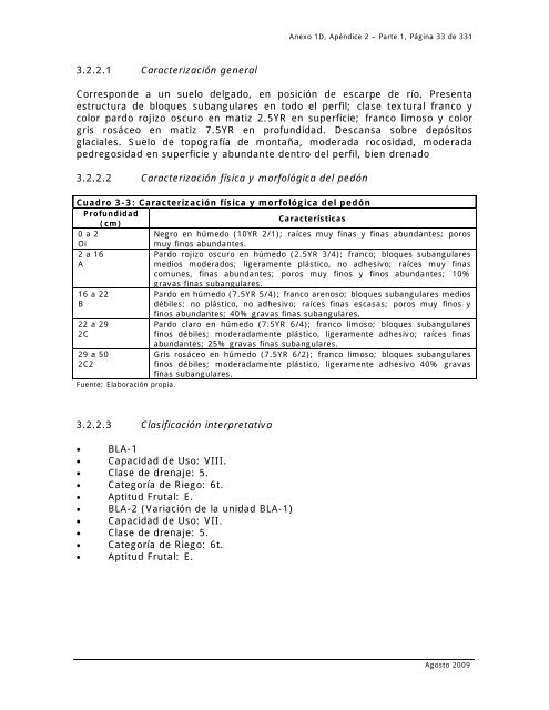 anexo 1d, apÃ©ndice 2 antecedentes complementarios edafologÃ­a ...